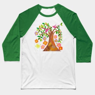 Birds and Bees and Flowers and Trees Baseball T-Shirt